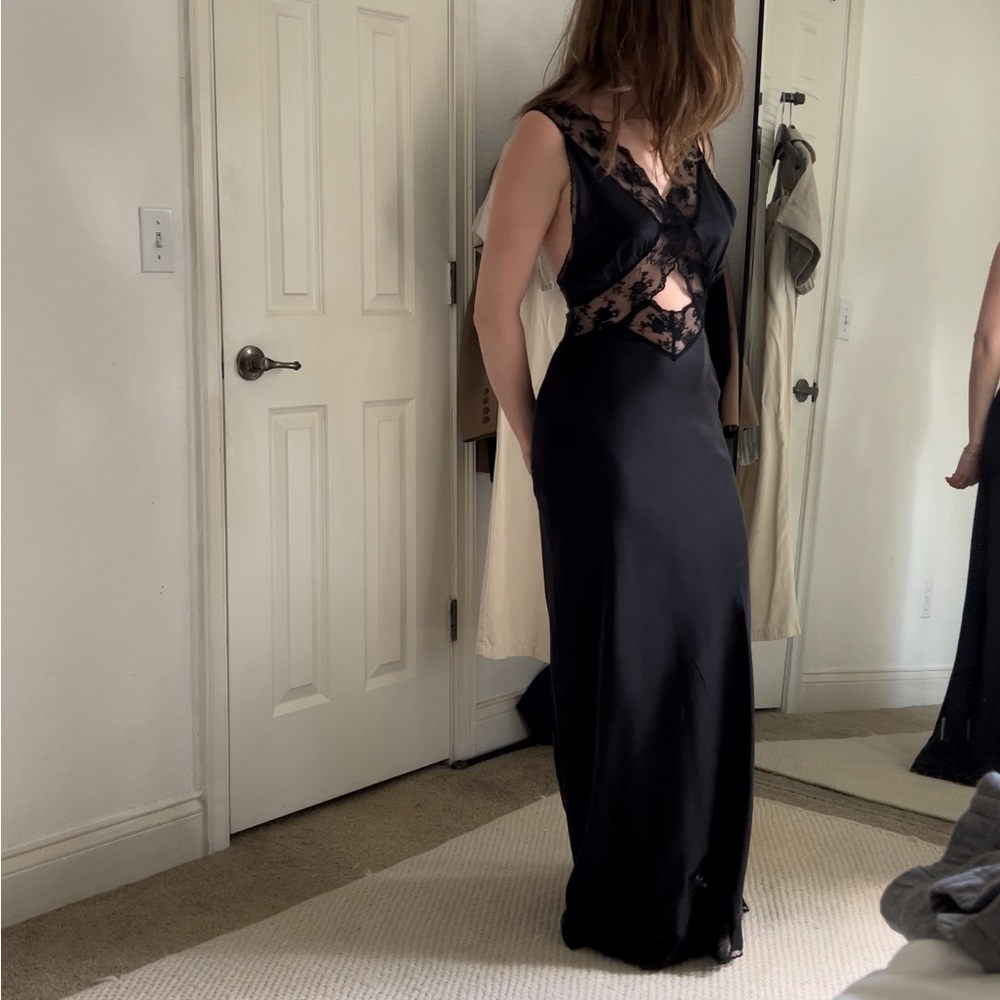 Sir the label Aries cut out gown